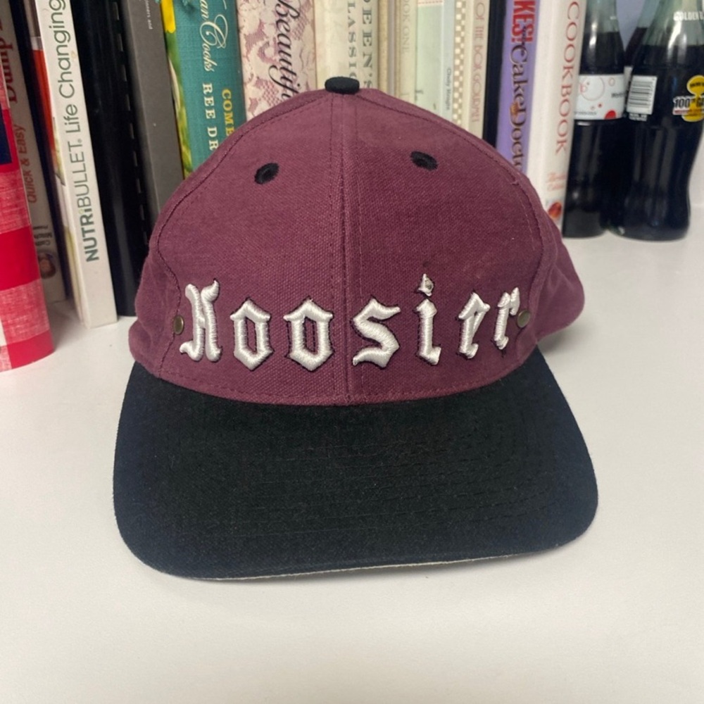 Vintage Hoosier Racing Top Of The World Adjustable Strap One Size Fits All Hat